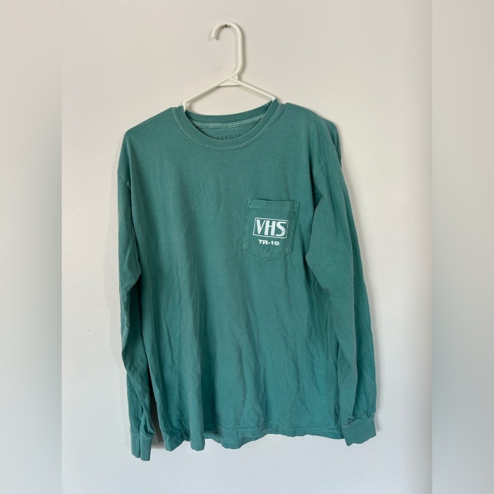 Thomas Rhett VHS 2019 Teal Long Sleeve Concert Shirt Medium